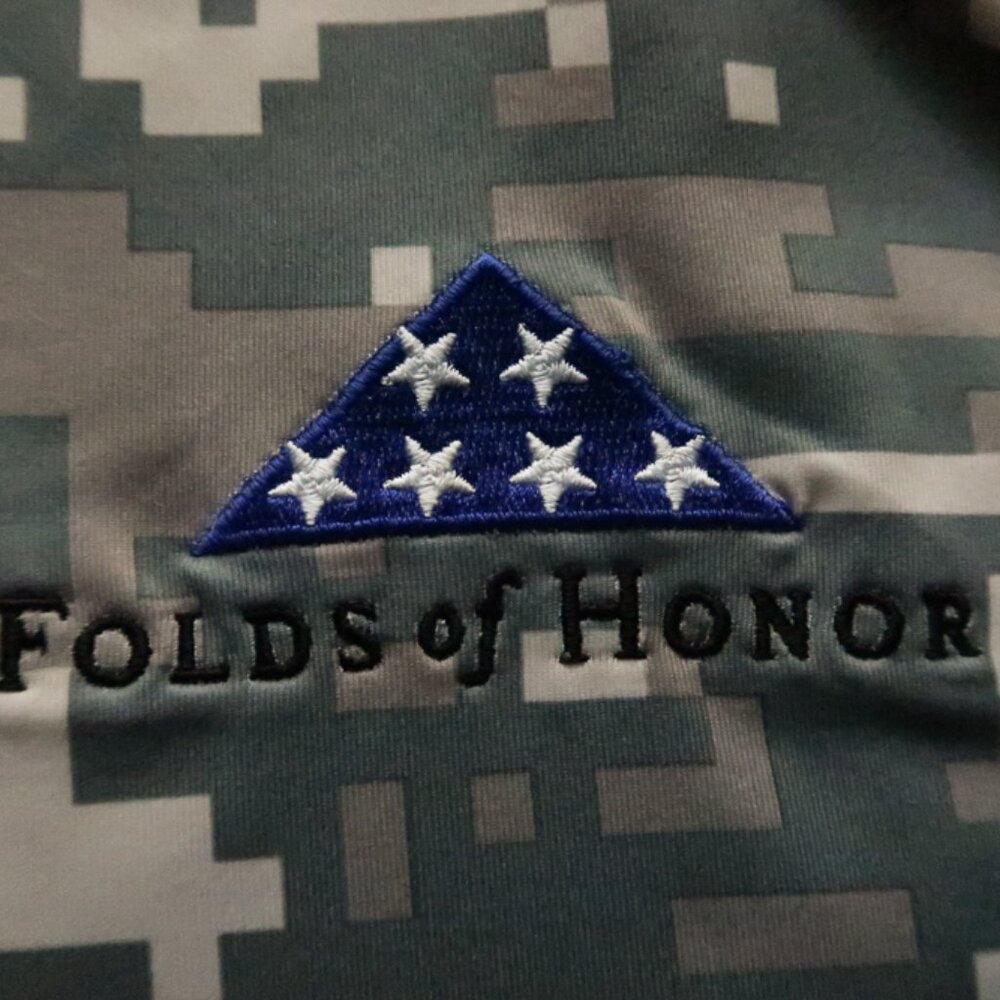 Folds of Honor Camo Stretch Performance Polo (XL) OMG! ⛳️ 🇺🇸